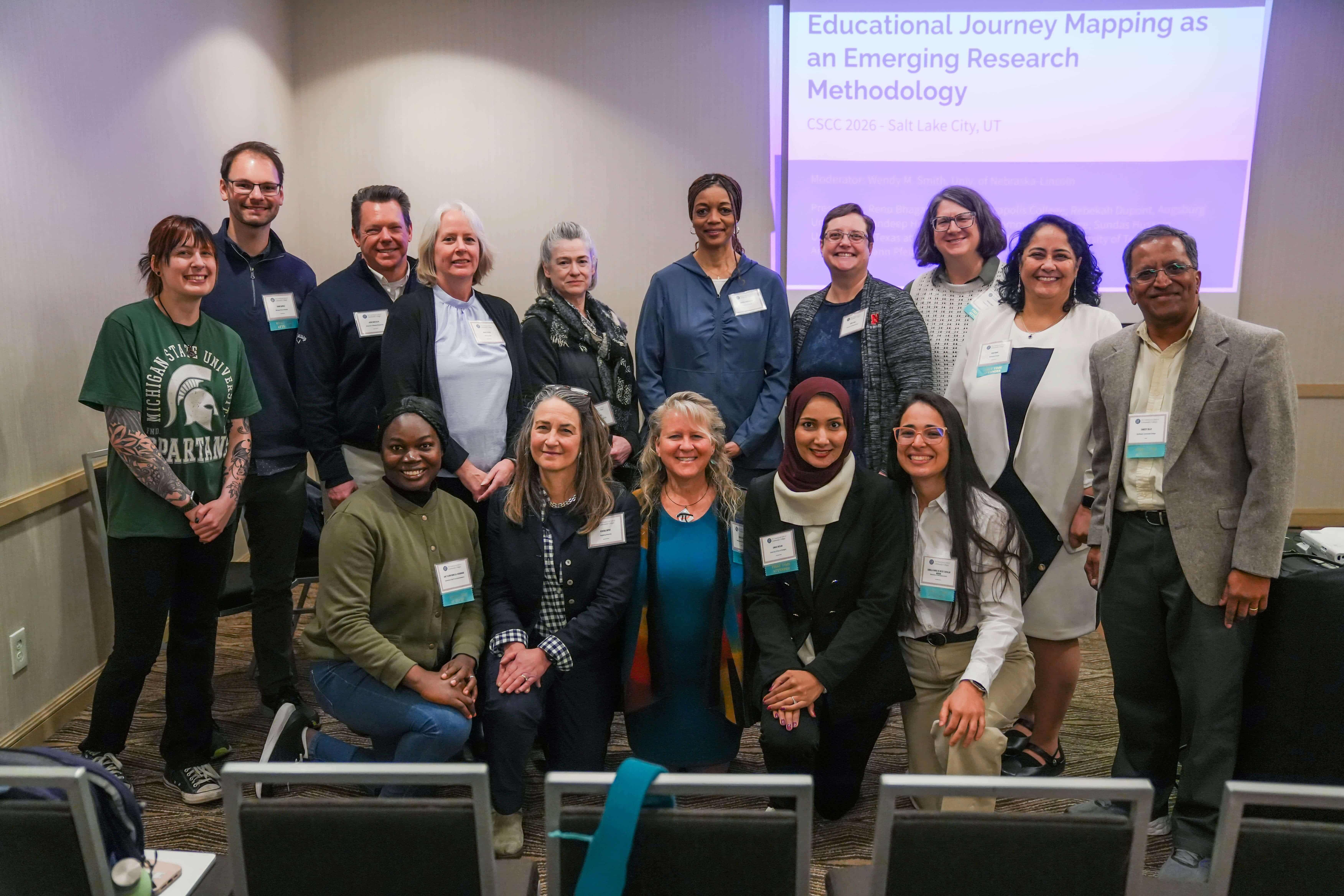 Some of PROSPECT members at the Council for the Study of Community Colleges annual meeting.