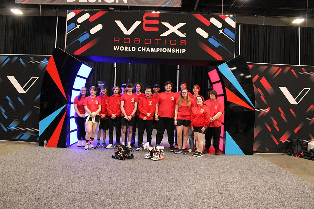 The UNL VEX U Robotics Team. Photo Courtesy of the UNL VEX U Robotics Club.