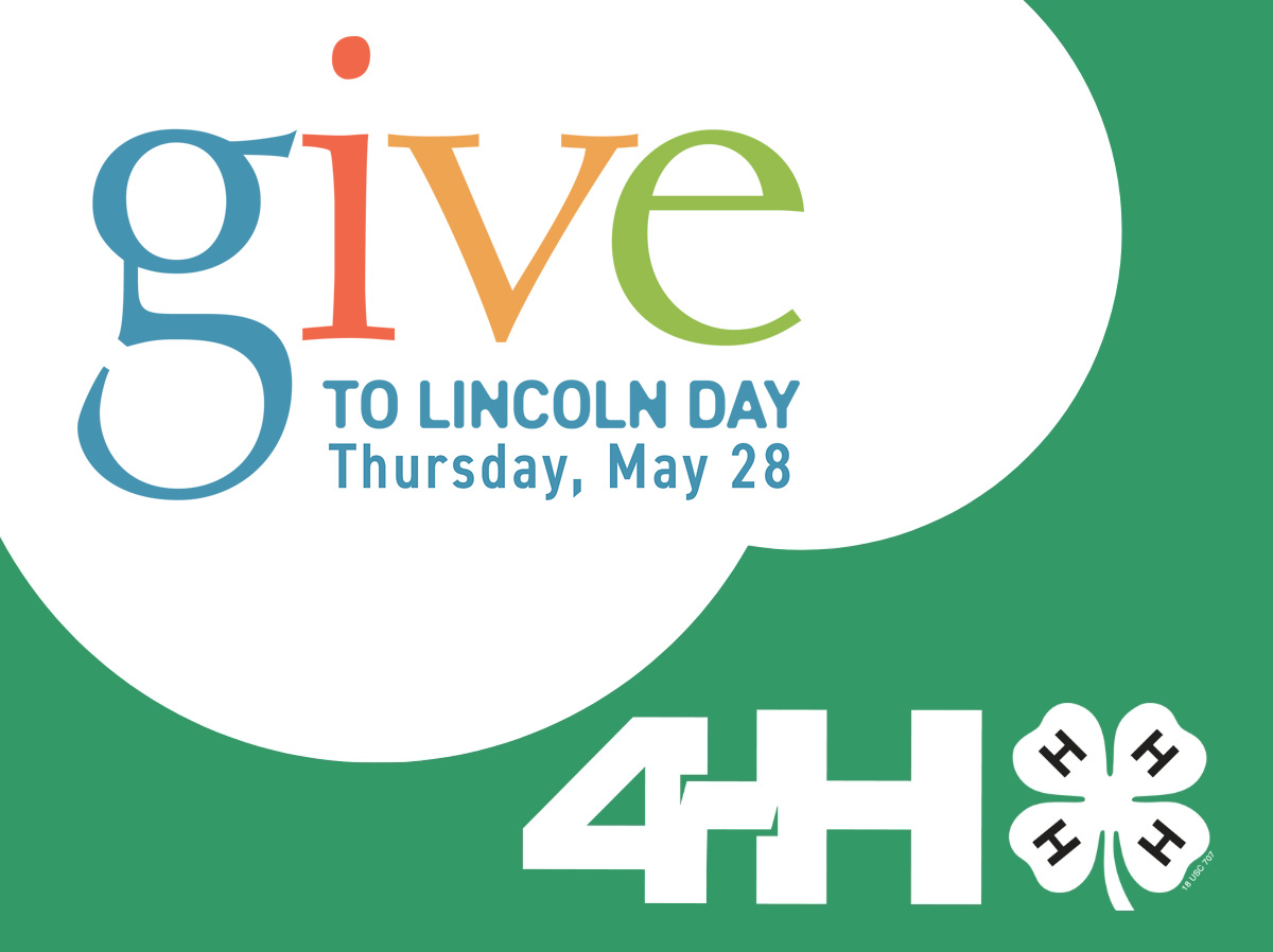 4-H is one of the nonprofits the community can give to during Give to Lincoln Day, Thursday, May 28