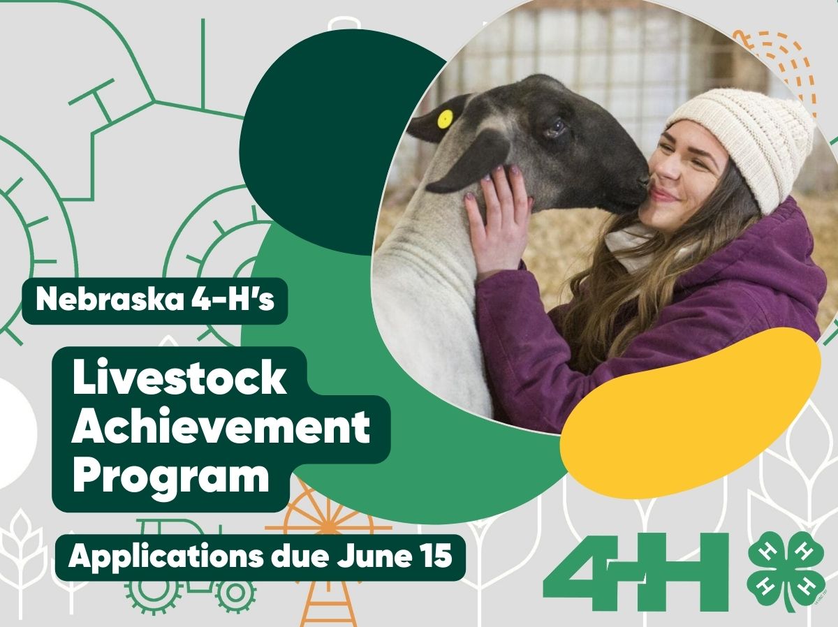 Nebraska 4-H Livestock Achievement Program applications due June 15