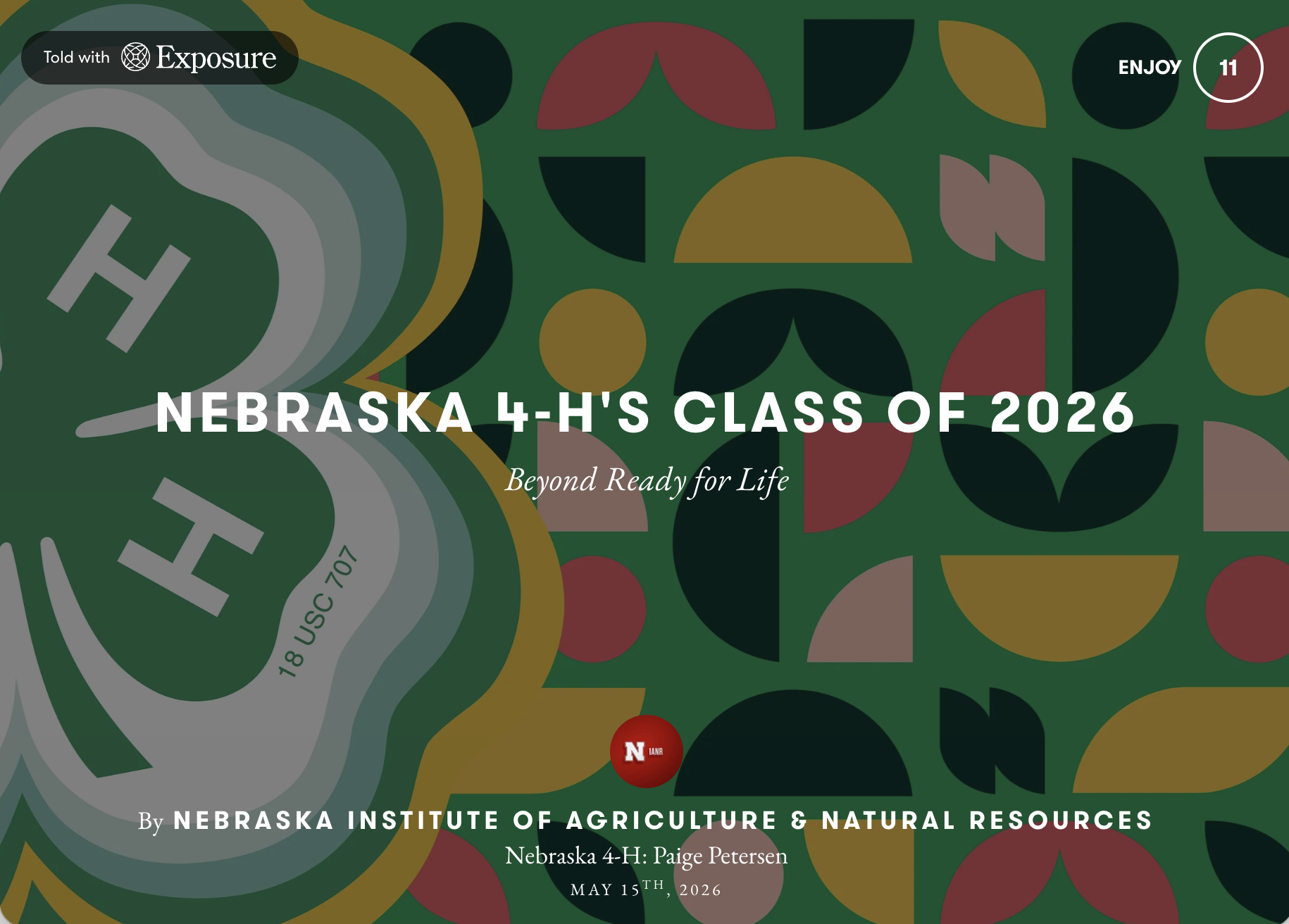 Nebraska 4-H Signing Season Online Photo Story Celebration 