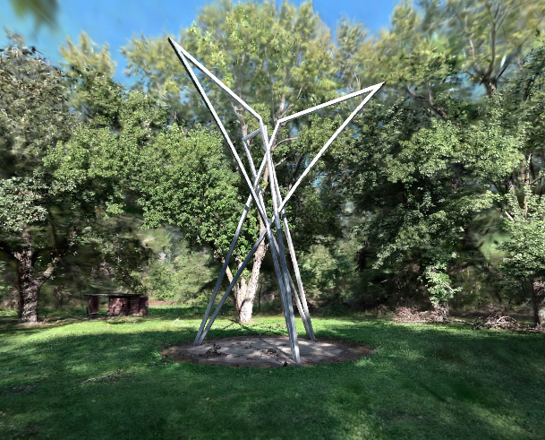 Paul Von Ringelheim’s “Arrival” is located at the Blue River Rest Area. Courtesy photo.
