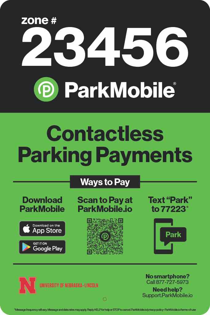 ParkMobile sign