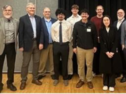 Top: graduate group; 2nd row: undergraduate group; Aram Pirali; 3rd row: Mark Riley, George Gogos, Gabriella Rizzo & Roman Estrada; Mahazabin Mim and Mona Bavarian; Bottom: George Gogos, Parvez Khan, Roman Estrada & Alan Dostal