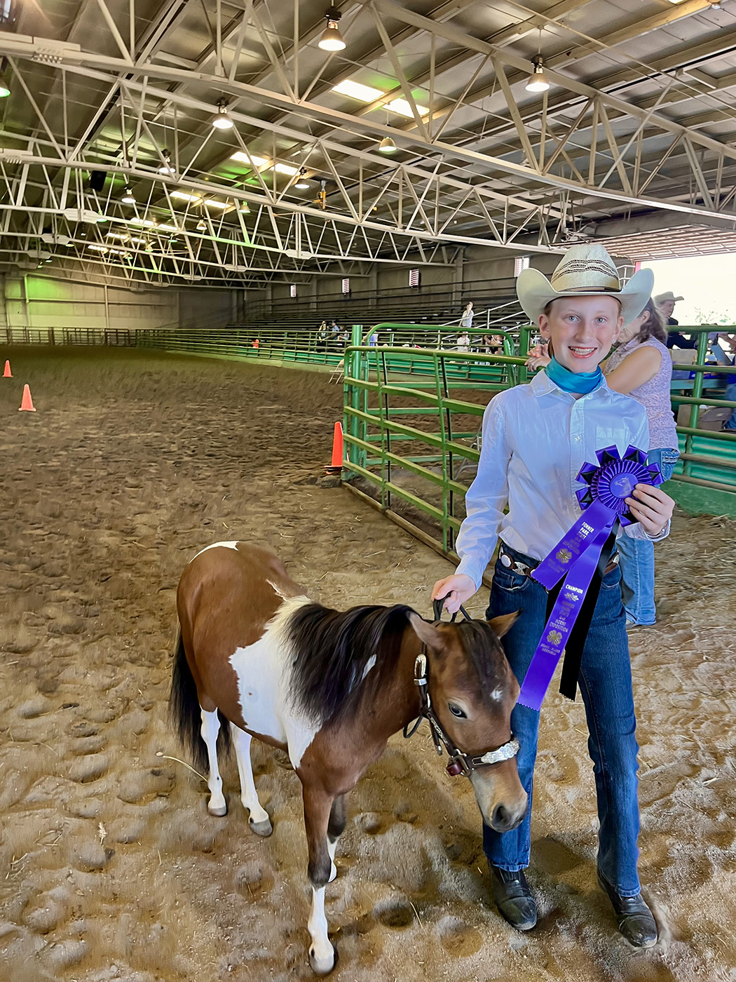 Ava Schepers at the 2025 State 4-H Horse Show