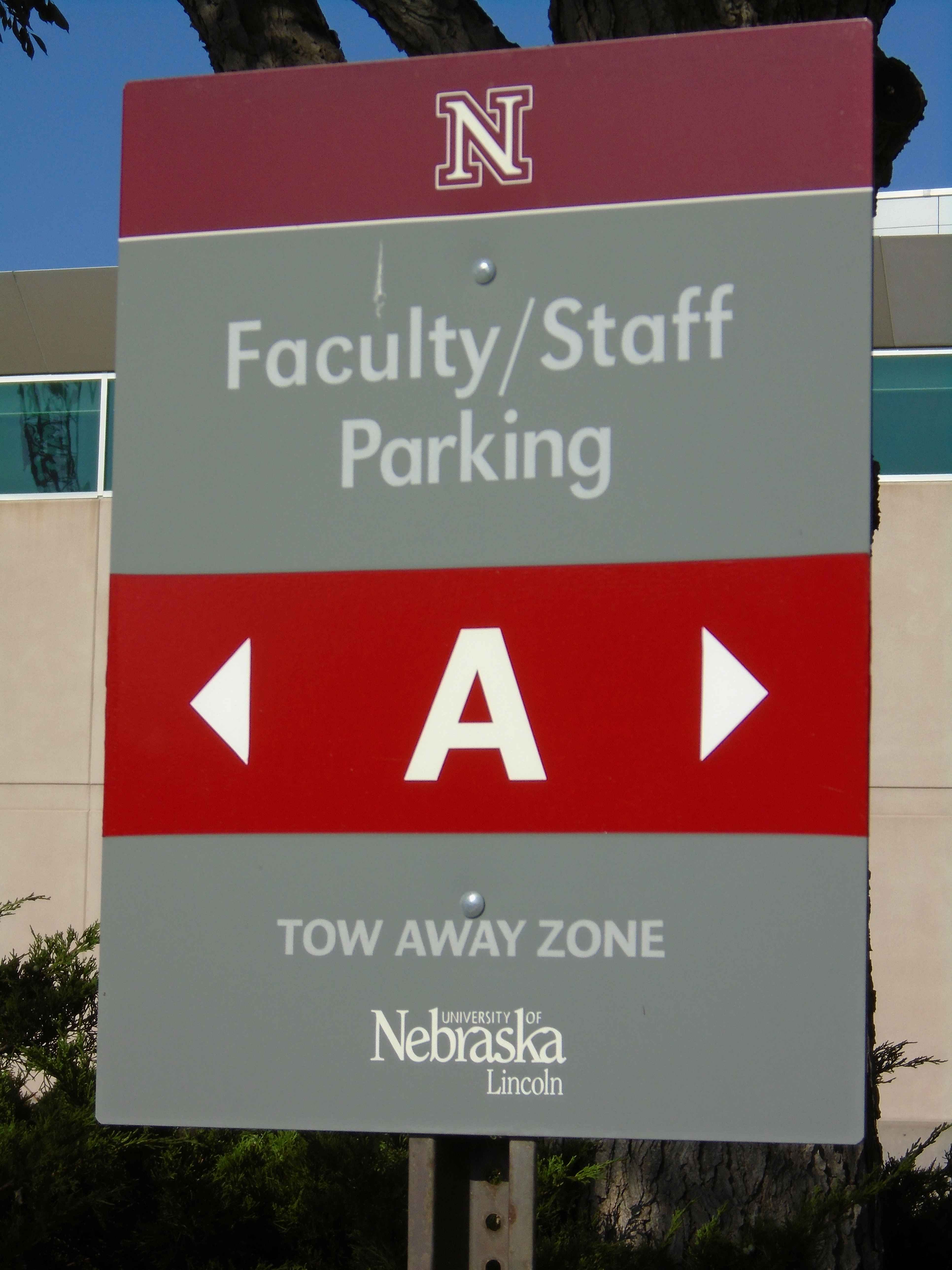 Permit A Parking Sign