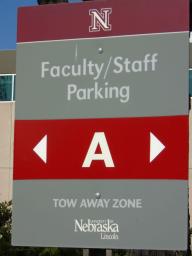 Permit A Parking Sign