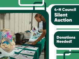 Donations needed for 4-H Council's Silent Auction