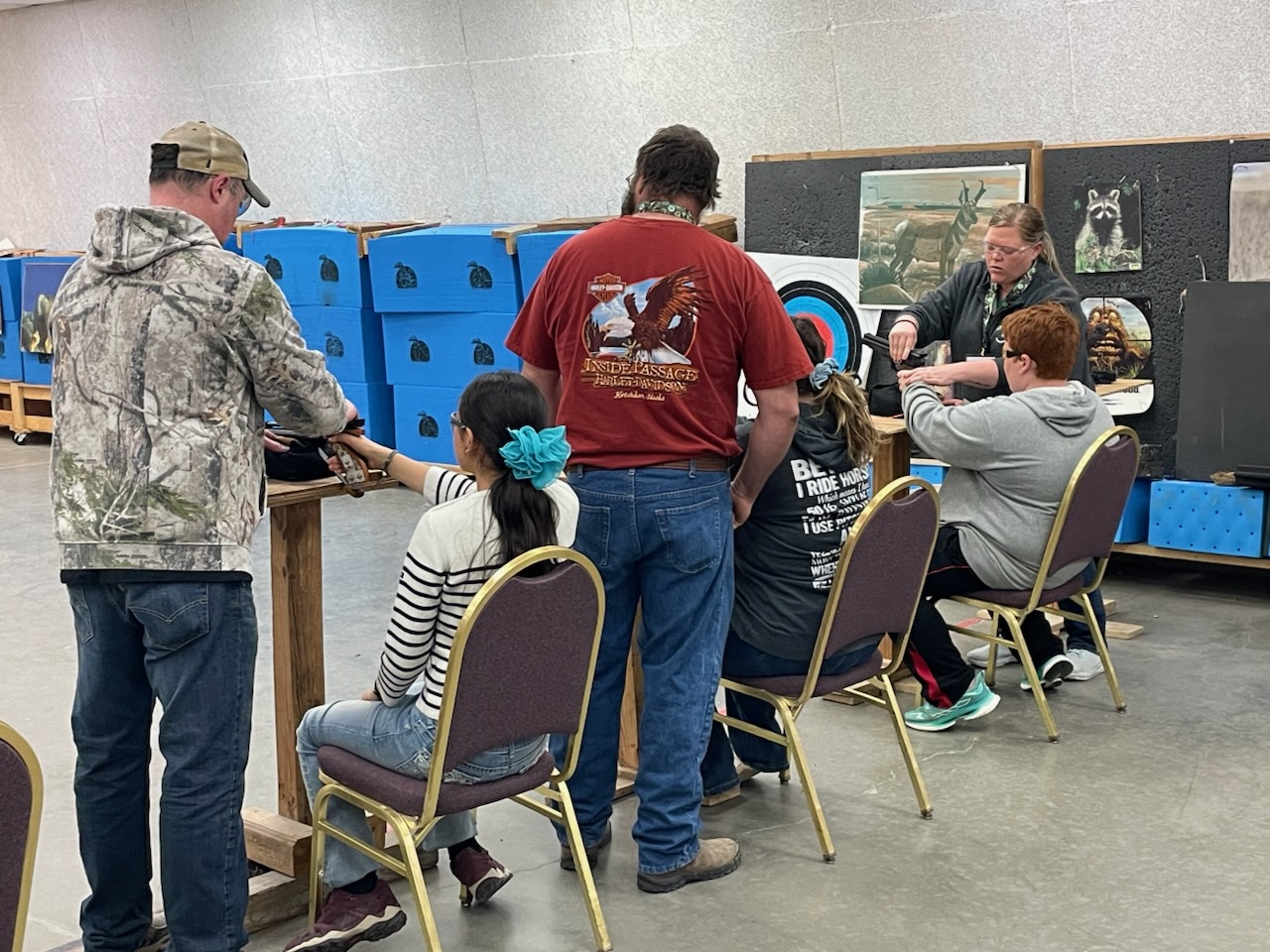 Shooting sports builds confidence.