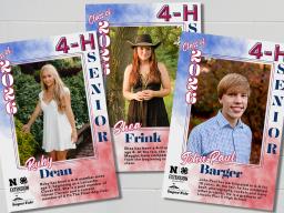 Example 4-H Senior posters that will be displayed at the 2026 Lancaster County Super Fair