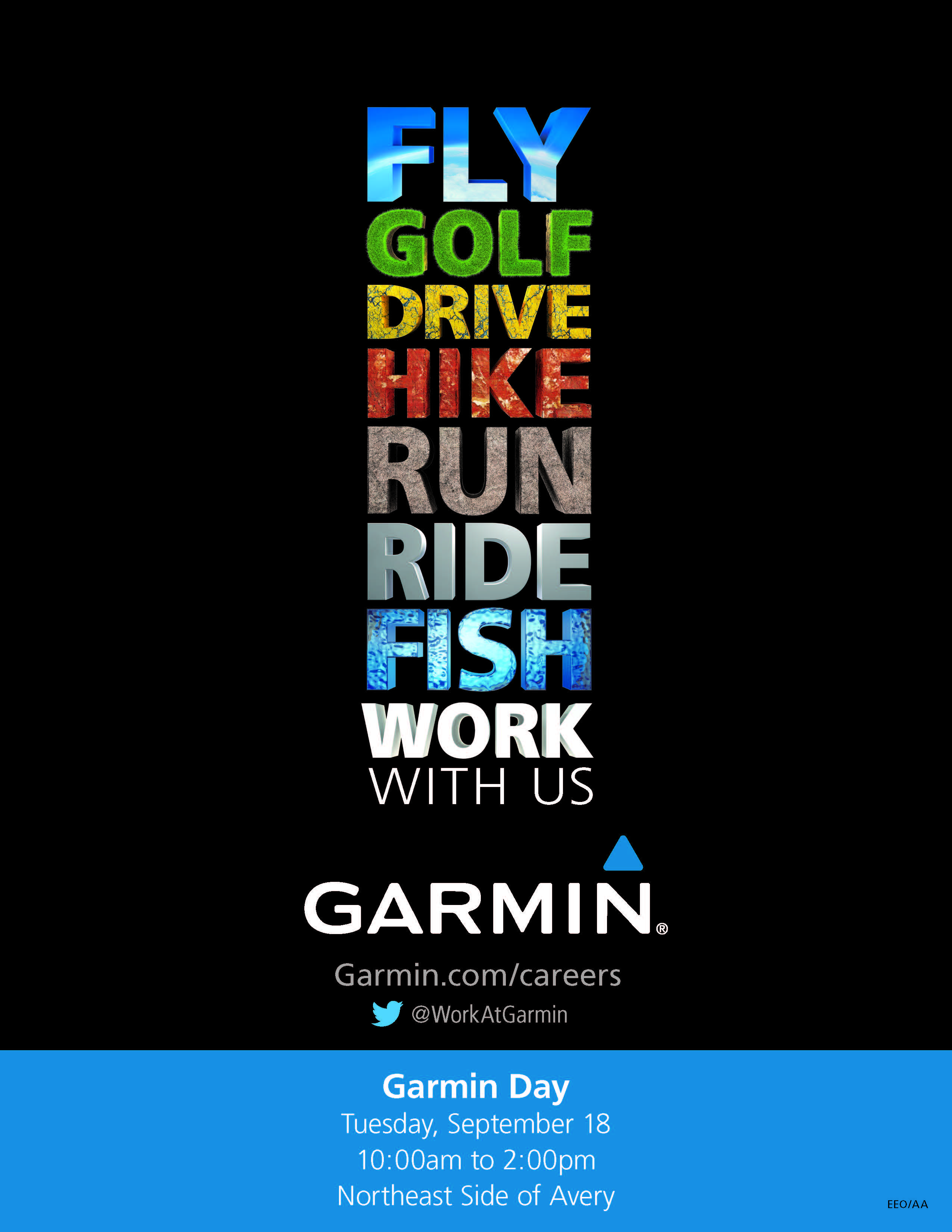 Garmin visit poster