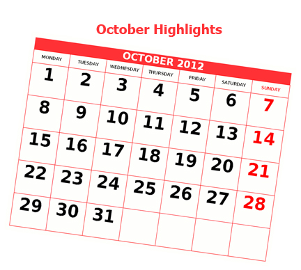 October highlights