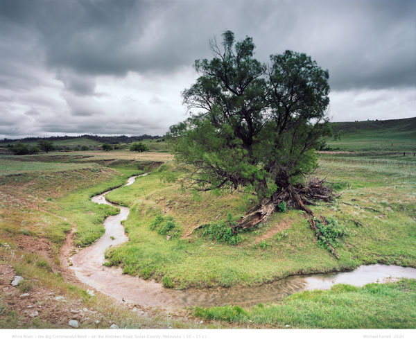 "White River Big Cottonwood Bend" by Michael Farrell.