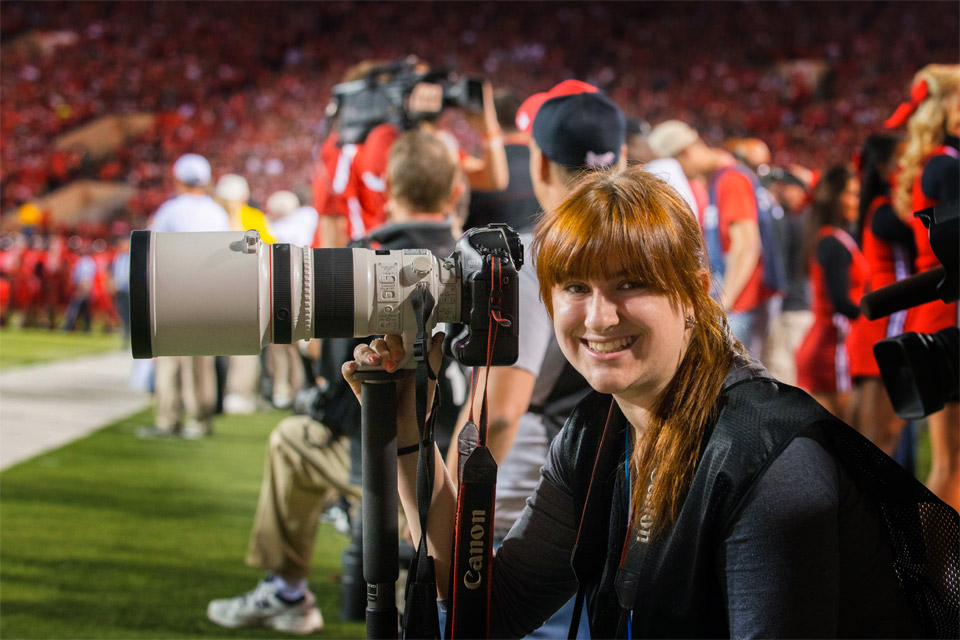 Anna Reed's talent for photojournalism is taking her places she never dreamed she would go.