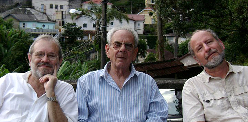 UNL professor Karl Reinhard (right) collaborated with Aduato Araújo (left) and Luiz Fernando Ferreira (center) on "Fundamentals of Paleoparasitology."  (Courtesy photo)