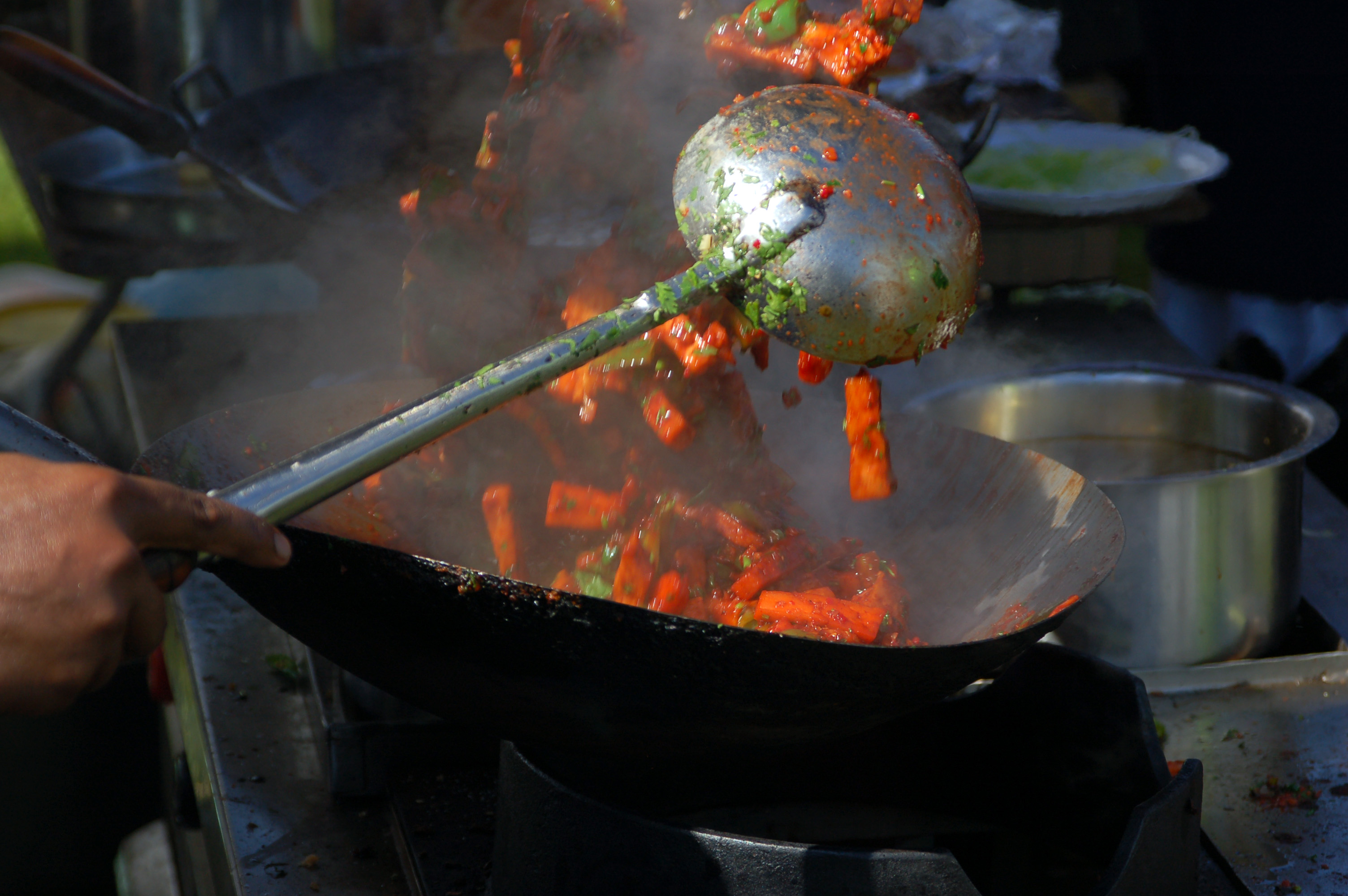 Stir-fry is a Chinese cooking technique. Learn more from the Confucius Institute