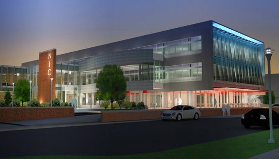 Drawing of the Companion Building, part of the first phase of Nebraska Innovation Campus.