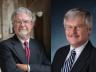 Nebraska Solicitor General, J. Kirk Brown (left), and Michael Radelet (right), a sociologist from the University of Colorado Boulder who has extensively researched capital punishment, will deliver the Nov. 28 E.N. Thompson Forum on World Issues. 