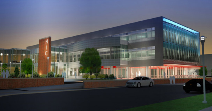 Concept drawing of the Nebraska Innovation Campus "Companion Building."