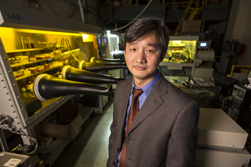 Jinsong Huang earned an NSF CAREER award to advance his research into solar energy devices.