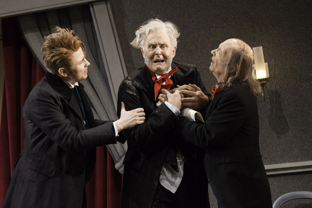 Alexander Cobb, John Lithgow, and Roger Sloman in "The Magistrate"