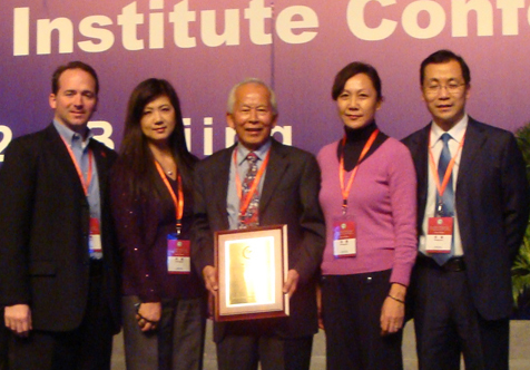 Bill Nunez (from left), Rachel Zeng, David Lou, Susan Song, Pingan Huang.