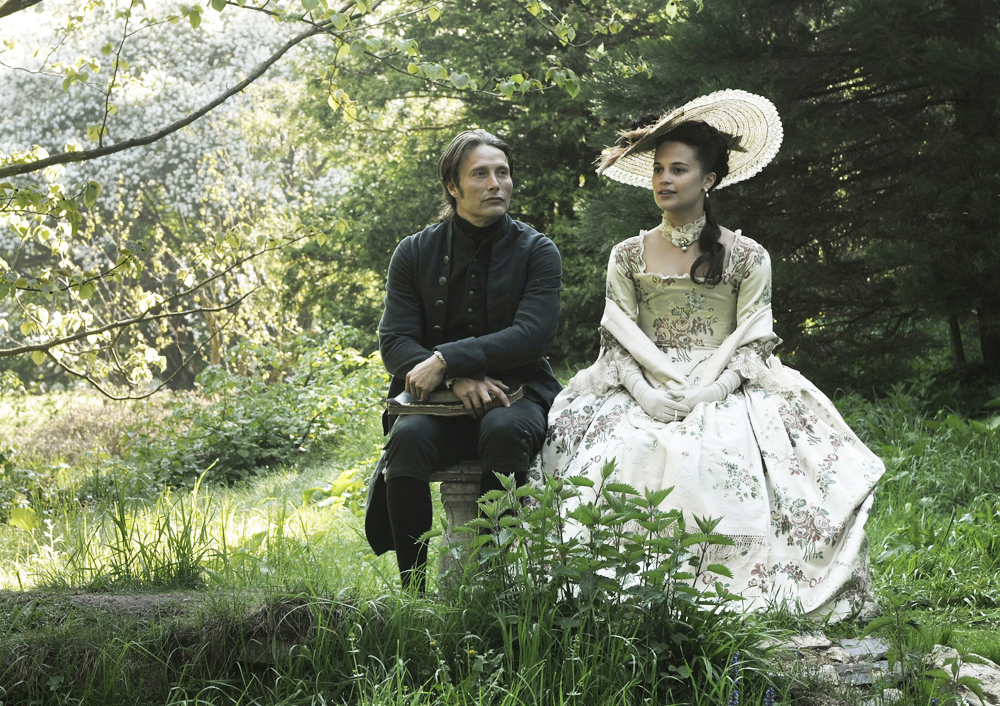 A scene from the Oscar-nominated film "A Royal Affair."