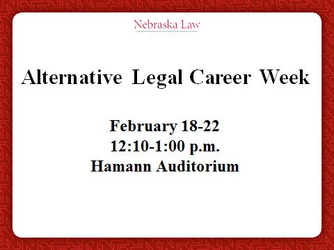 Alternative Legal Career Week: February 18-22