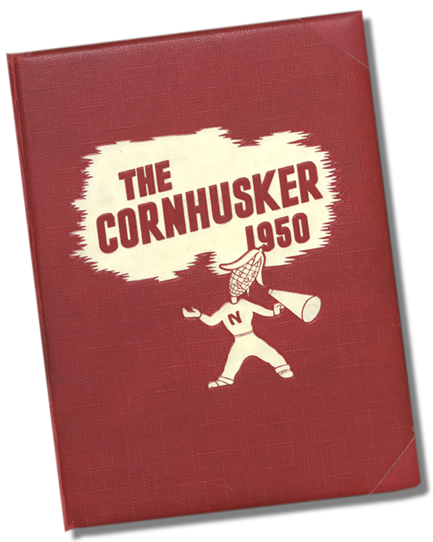 Cover of the 1950 "Cornhusker" yearbook.