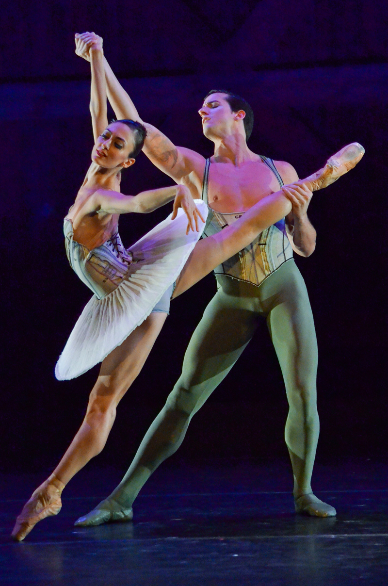 Victoria Jaiani and Miguel Angel Blanco of the Joffrey Ballet. (Courtesy photo)