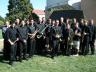 The UNL Jazz Orchestra (left) and Graduate Jazztet each won Outstanding Ensemble honors at the Elmhurst College Jazz Festival.