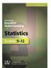 NCTM's "Developing Essential Understanding of Statistics for Teaching Mathematics in Grades 9-12"