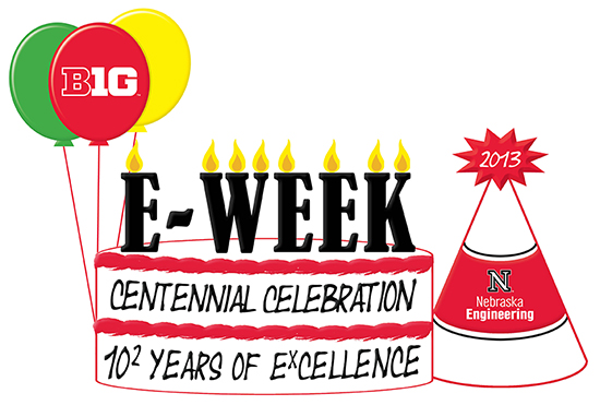 Celebrate the centennial of UNL E-Week Open House on Friday, April 12, 2013