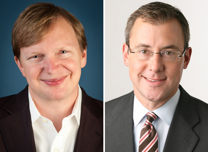 The 2013 Hoagland Lecture will feature (from left) Jim Messina and Jeff Zeleny.
