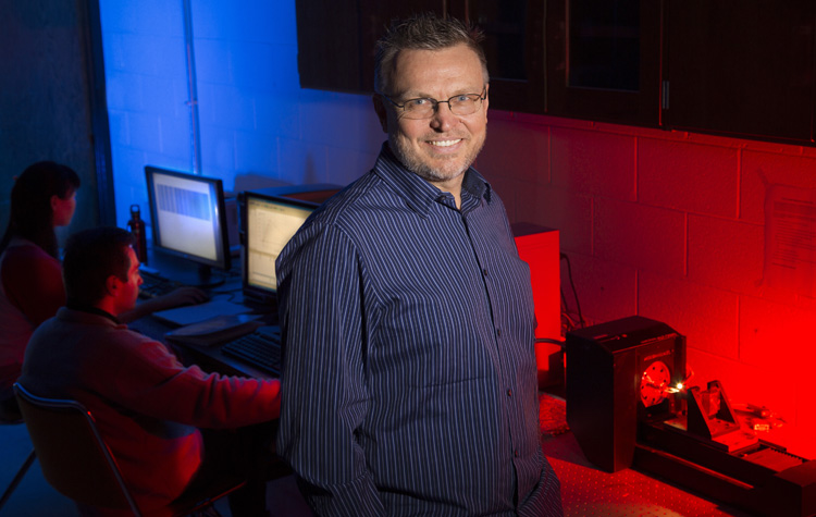 Yuris Dzenis, McBroom Professor of Mechanical and Materials Sciences at UNL. (Craig Chandler / University Communications)