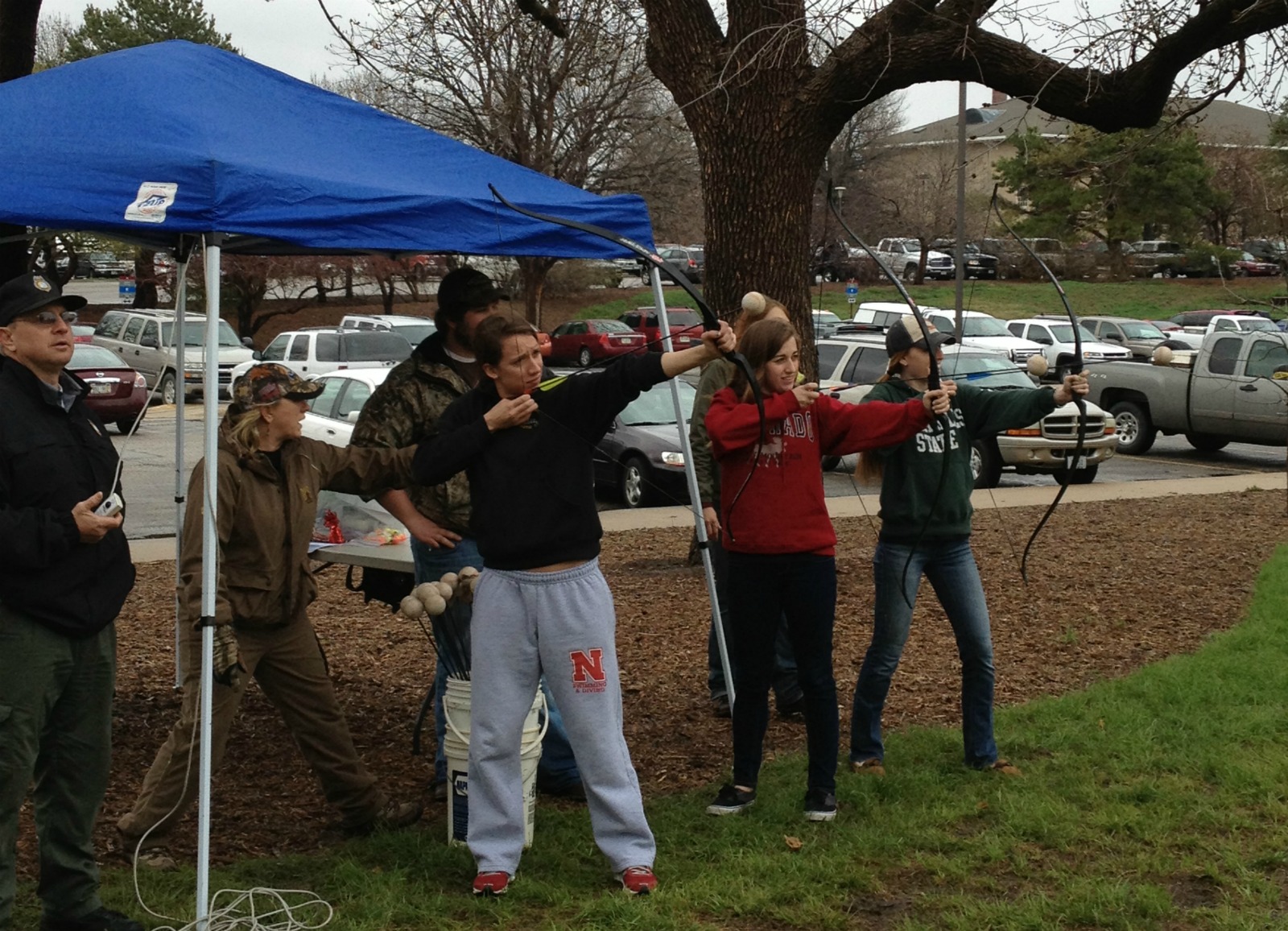 Students destress at Wildlife Club's Earth Day celebration, on Monday, April 22.