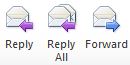 Reply and Forward Buttons