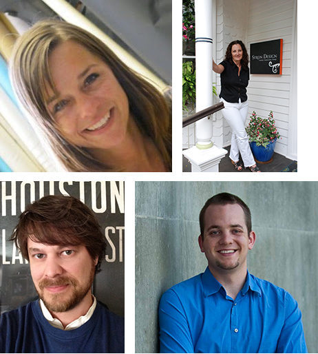 Clockwise from upper left:  Stacy Asher, Colleen Syron, Dave Hall and Aaron Sutherlen.