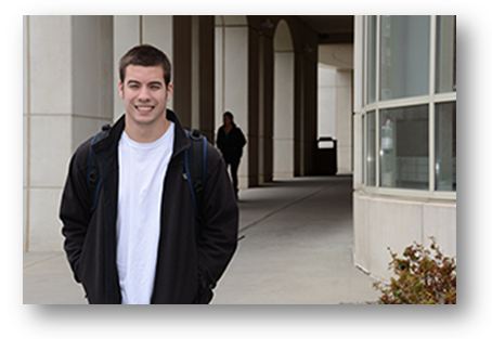 Ryan Newsham, an engineering major, is getting a business minor to complement his major.