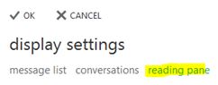 Reading Pane