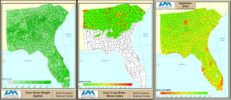 McNider's research employs crop and hydrologic modeling to see how expanding irrigation would affect agriculture in the Southeast.