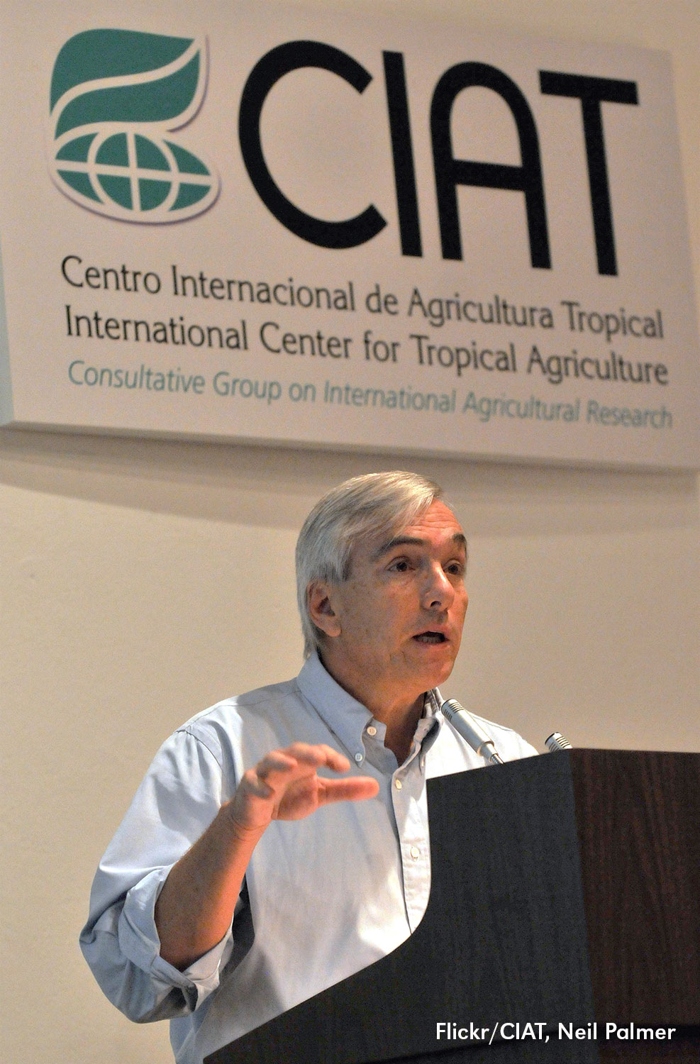 Ruben G. Echeverría, director-general of the International Center for Tropical Agriculture (CIAT)