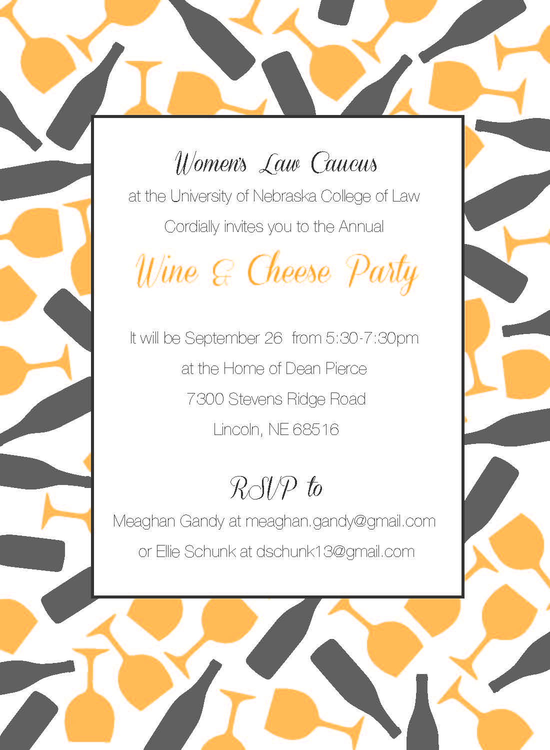 WLC Wine and Cheese Event