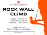 Rock Wall Climb, Tuesday, October 15, 11:30 a.m. to 2:00 p.m. at the Rec Center