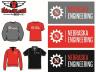 Sweatshirts, T-shirts, 1/4-zip Pull-overs, Red and Black Polos