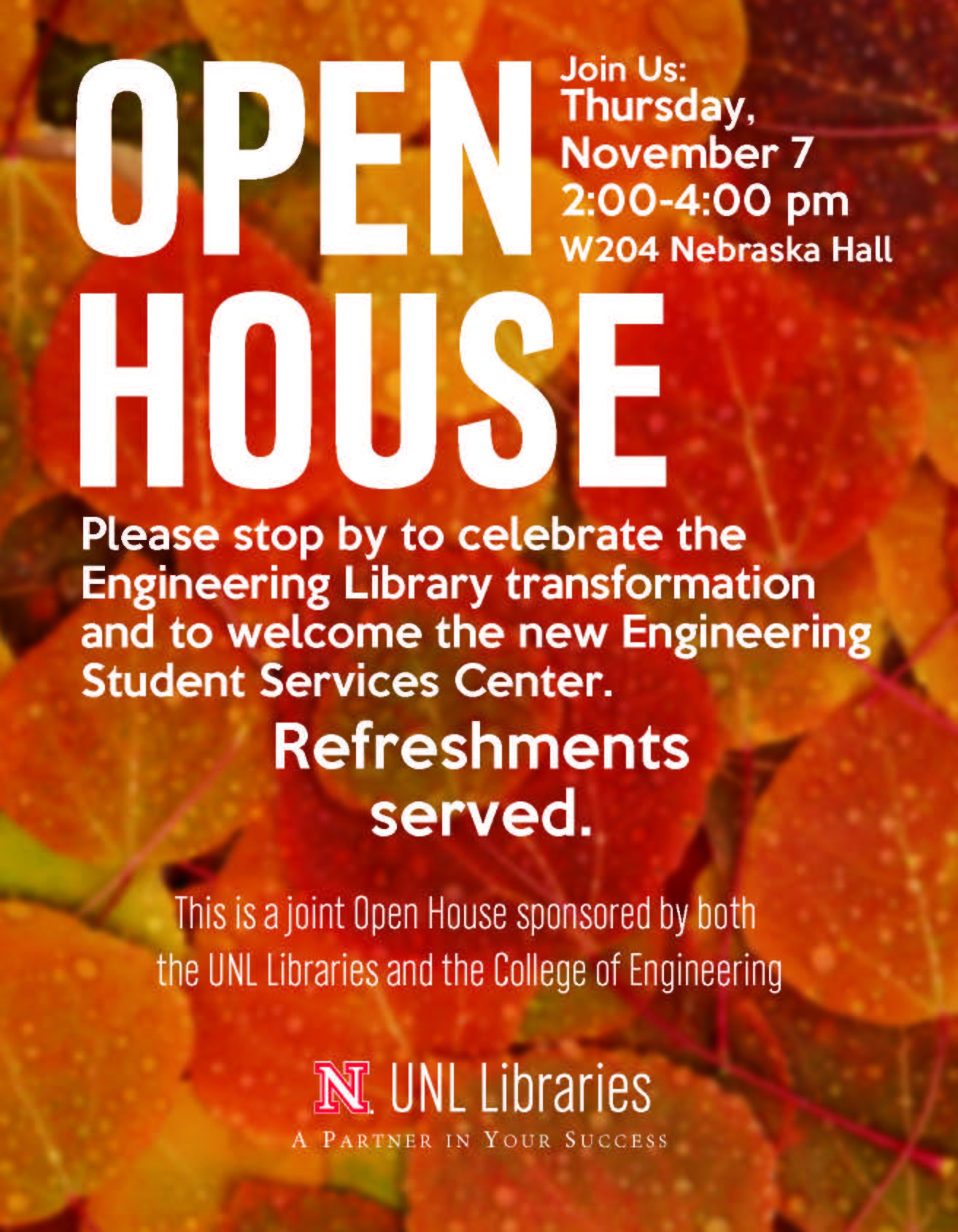 Engineering Student Services now open in Engineering Library; open house is Nov. 7