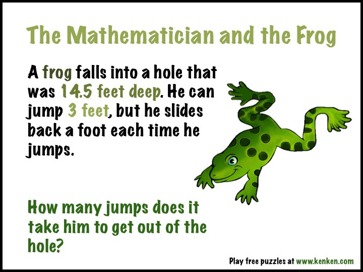 Can you help the frog?