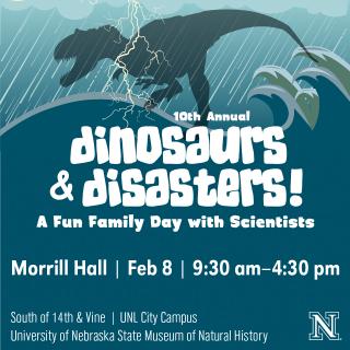 "Dinosaurs and Disasters" is Feb. 8. 