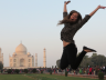 UNL student Jessica Meis exploring India during a UNL faculty-led education abroad program