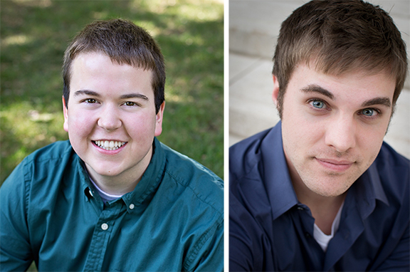 A.J. Orth (left) and Clayton Van Winkle will be representing the Johnny Carson School of Theatre and Film at the national KCACTF Festival in April.